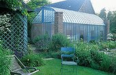 Greenhouse in La Pellerine garden France
