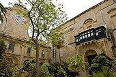 Garden City and historic palace Valletta Malta