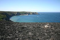 Lande du Cap Fréhel après un incendie France