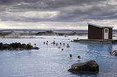 Geothermal hot spring Reykjahlid Iceland