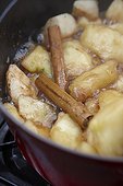 Cooking apple sauce
