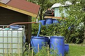 Recovery of rainwater in allotments Belfort France