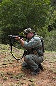 Anti Poaching training at Kariega Game Reserve South Africa ; Character : Davide Bomben, <br>Master trainer of Poaching Prevention Academy, Anti Poaching training at Kariega Game Reserve