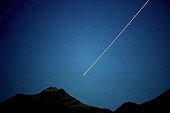 Star trail in Catalonia  Spain