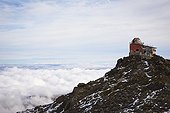 Observatory abandoned Pradollano Sierra Nevada Spain 