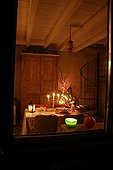 Inside view of an house at Christmas