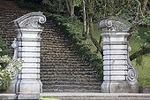 Entrance of the Botanical garden of San Paolo in Brazil