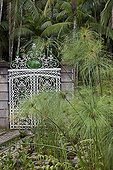 Entrance of the Botanical garden of San Paolo in Brazil