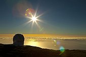 Observatory Roque de los Muchachos on the island of La Palma ; Gran Telescopio Canarias