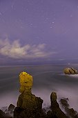 Rocky coast on on the Cantabrian sea  Cantabria Spain
