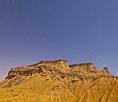 The Pisquerra in the desert of Bardenas Reales Spain