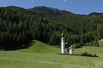 Saint Johann Church - Dolomites Trentino Alto Adige Italy