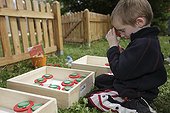 Inventory of insects - At School of Biodiversity  ; Project implemented by the Champagne Ardenne region to sensitize children to school on Biodiversity.<br>The AFPAN Green Gold is involved in this project for regional photographers working on this project.