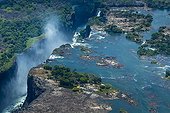 Victoria Falls on the Zambezi River - Zambia / Zimbabwe