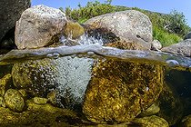 Cascade view mid air mid water - Jerte Valley Spain