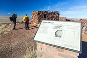 Agate house, Petrified Forest National Park, Arizona, USA, America
