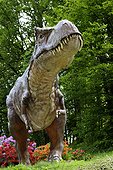 Tyrannosaurus rex , Prehistoric Park, Dino Zoo , Charbonnières -les-Sapins , Franche -Comté , France