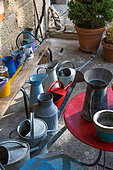 Collection of Watering cans, Provence, France