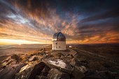 Sunset at the observatory, Las Campanas, Atacama Desert, Chile
