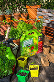 Sowing table, Vegetable garden, Provence, France
