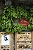 Museum of the House of Louis Pasteur in Arbois, Jura, France