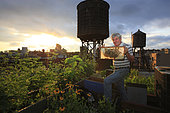 Urban Beekeeping - David Graves, 59 years old, has 14 hives in New York. For him, the law shouldn’t change because it allows for regulation of beekeeping. The risks of swarms are high and only professional beekeepers should be authorized in New York. David is a professional beekeeper even if his stock doesn’t exceed 50 hives. He and his wife make fruit jams and jellies. USA