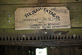 Sekolah Patas, an unofficial, non-governmental school, Pulau Siberut, Sumatra, Indonesia