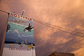 Sunset at Puerto Piramides, Golfo Nuevo, Peninsula Valdes, Chubut, Patagonia, Argentina