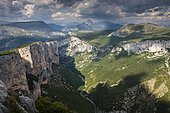 Gorges du Verdon, Verdon Gorge, Parc Naturel Regional du Verdon, Verdon Natural Regional Park, Provence, Provence-Alpes-Cote d'Azur, France, Europe