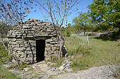 Borie, dry stone Capitelle, Casteljau, Ardèche, France