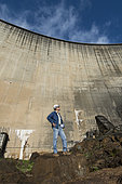 Hydroelectric dam of Lake Yaté. New Caledonia.