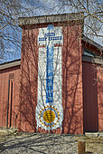 Thermometer depicting extreme temperatures in Delta Junction, Alaska
