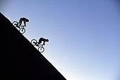 Mountainbiking, downhill, La Palma, Canary Islands, Spain, Europe