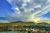 Cumulonimbus in formation, region of Seyssel, Haute Savoie, France
