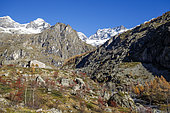 Chalet-Hotel Gioberney and Cirque du Gioberney, La Chapelle-en-Valgaudémar, Ecrins National Park, Hautes-Alpes, France