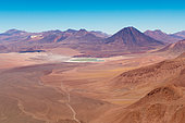 View from the Volcano, Lascar, "All volcano's father, an active volcanou outside San Pedro de Atacama, Chile