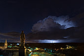 Spring storm, Vilaudrie, Drôme, France