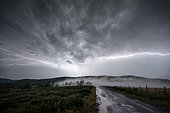 Thunderstorm of August 8, 2017 on the Ardèche, France