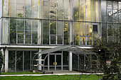 Tropical greenhouse, Botanical Garden of the University of Strasbourg, rue Goethe, Strasbourg, Bas Rhin; France