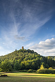 Waldeck Castle in summer, Moselle, France