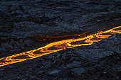 Eruption in Geldingadalur, Fagradalsfjall, Reykjanes Peninsula, Iceland