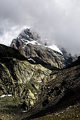 Paysage de la Réserve naturelle du Viso, Parc naturel régional du Queyras, Alpes, France