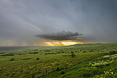 Storm on the heights of Cap Blanc-Nez, Opal Coast, France