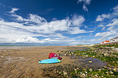 Wissant beach with Cap Blanc-Nez in the background, Pas de Calais, France