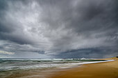 Storm at sea on the Maputaland Coast. Mabibi. iSimangaliso Wetland Park (Greater St Lucia Wetland Park). KwaZulu Natal. South Africa