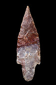 Arrowhead with peduncle in cut stone. Neolithic period. North Africa. 4 cm.