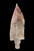Arrowhead with peduncle in cut stone. Neolithic period. North Africa. 5 cm.