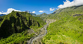 Cirque de Mafate, les 3 roches, Reunion Island, France