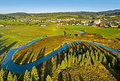 Mouthe, spring of the Doubs river, Doubs, France