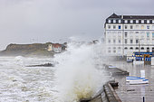 Wimereux during Storm Ciaran, Opal Coast, Pas-de-Calais, France
